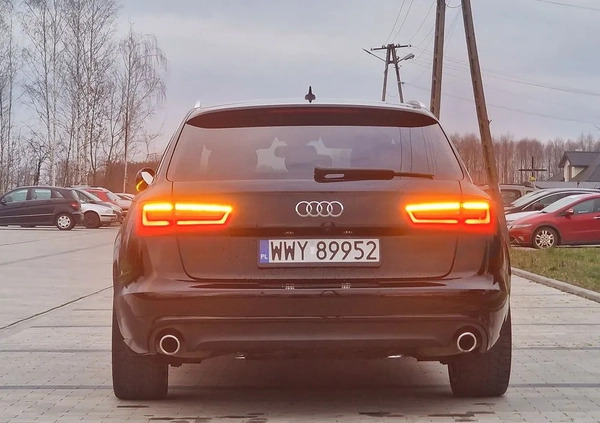 Audi A6 cena 62750 przebieg: 260000, rok produkcji 2012 z Wyszków małe 781